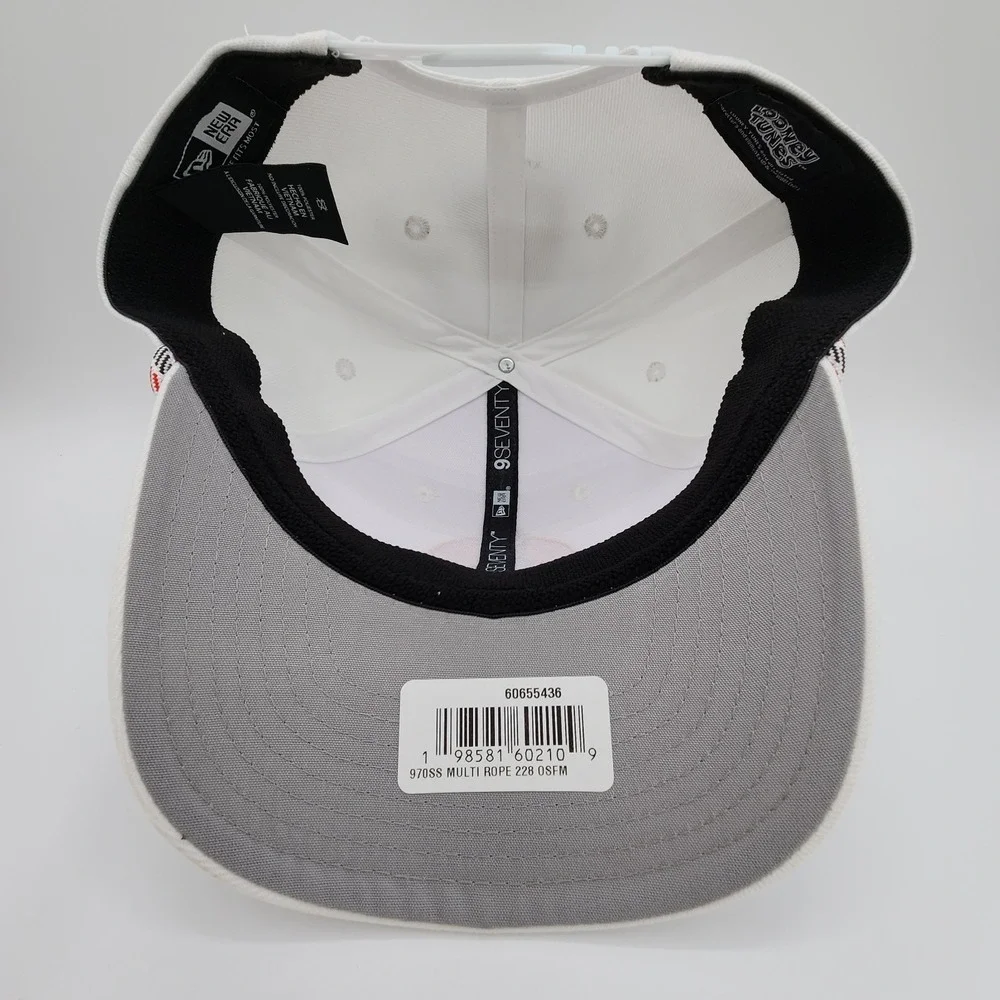 Bugs Bunny Looney‎ Tunes Hat New Era 9Seventy Stretch Snap Back Cap White NEW